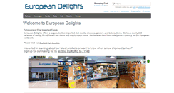 Desktop Screenshot of europeandelightskc.com